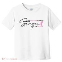 The Comeback Is Always Stronger Than The Setback Breast Cancer Survivor Toddler T-Shirt thumb 0
