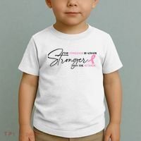 The Comeback Is Always Stronger Than The Setback Breast Cancer Survivor Toddler T-Shirt thumb 2