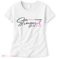 The Comeback Is Always Stronger Than The Setback Breast Cancer Survivor Women's T-Shirt thumb 0