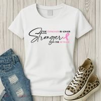 The Comeback Is Always Stronger Than The Setback Breast Cancer Survivor Women's T-Shirt thumb 3
