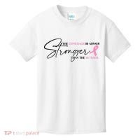 The Comeback Is Always Stronger Than The Setback Breast Cancer Survivor Kids T-Shirt thumb 0