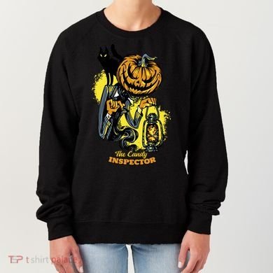 The Candy Inspector Funny Halloween Women's Sweatshirt