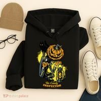 The Candy Inspector Funny Halloween Hoodie thumb 4