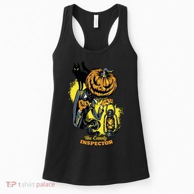 The Candy Inspector Funny Halloween Women's Tank Top