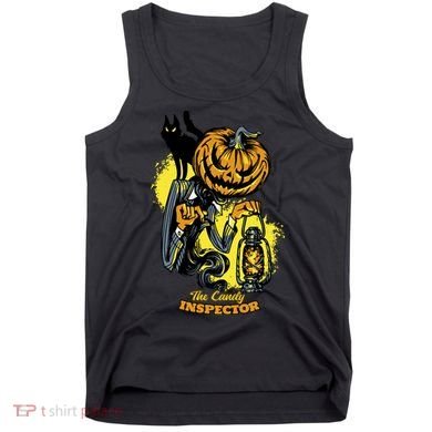 The Candy Inspector Funny Halloween Tank Top