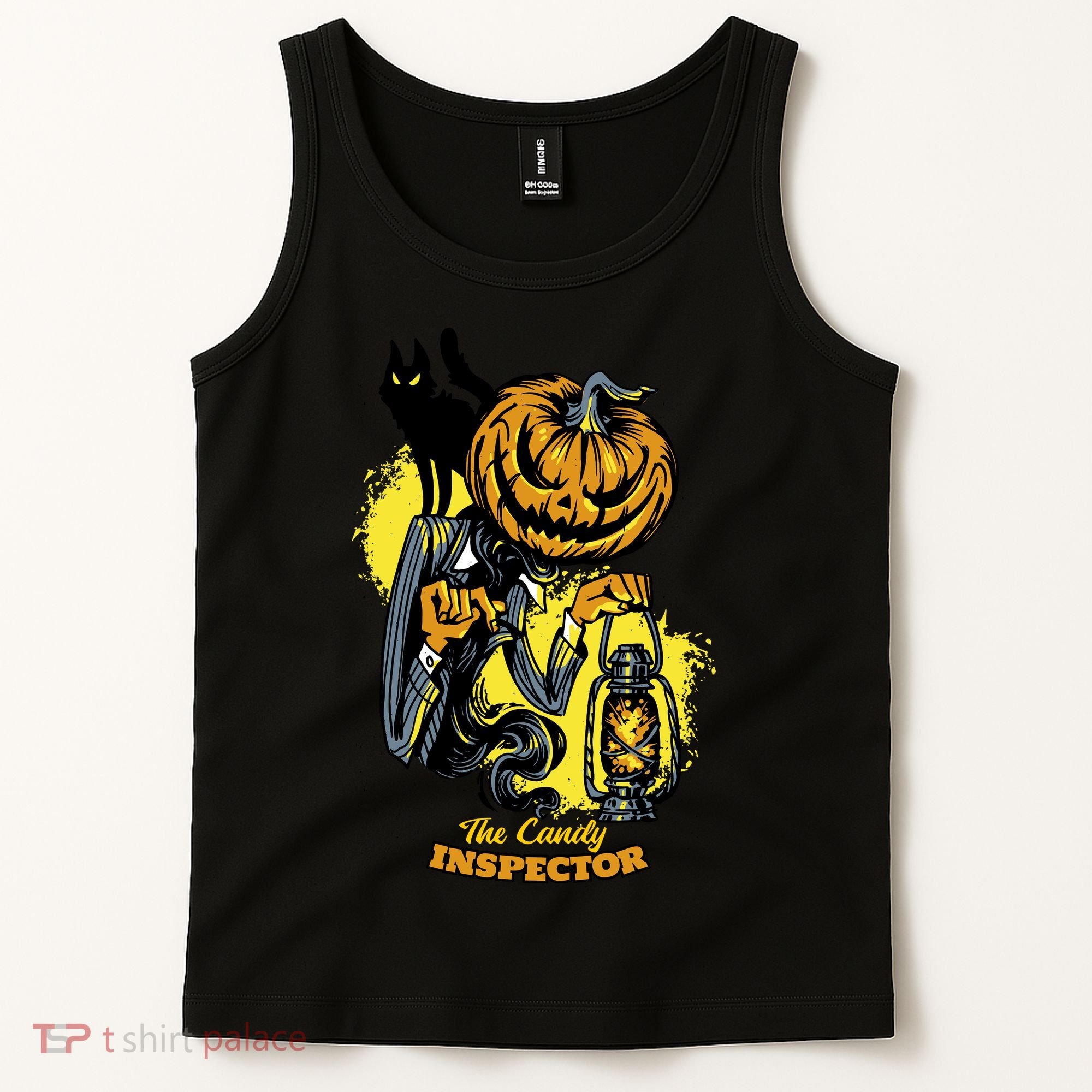 The Candy Inspector Funny Halloween Tank Top