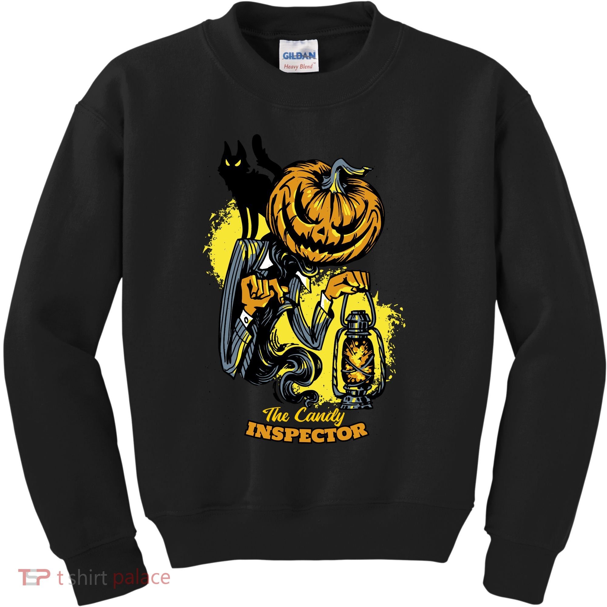 The Candy Inspector Funny Halloween Kids Sweatshirt