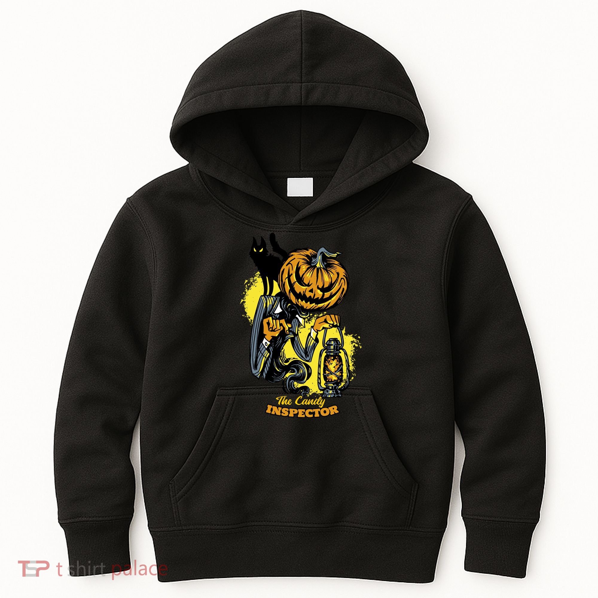 The Candy Inspector Funny Halloween Kids Hoodie
