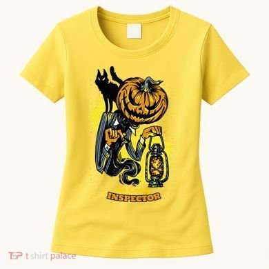 The Candy Inspector Funny Halloween Women's T-Shirt