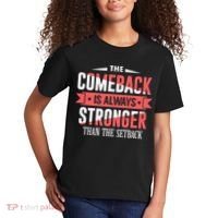 The Comeback Is Always Stronger Than Setback Motivational Kids T-Shirt thumb 2