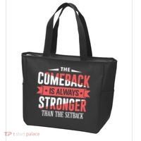 The Comeback Is Always Stronger Than Setback Motivational Tote Bag thumb 3