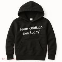 Team C00lkidd Join Today Funny Trending Quote Kids Hoodie thumb 0