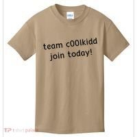 Team C00lkidd Join Today Funny Trending Quote Kids T-Shirt thumb 0