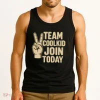 Team CoolKid - Join Today! Tank Top thumb 3
