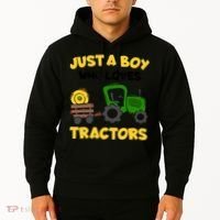 Tractor Costume Just A Boy Who Loves Tractors Hoodie thumb 2