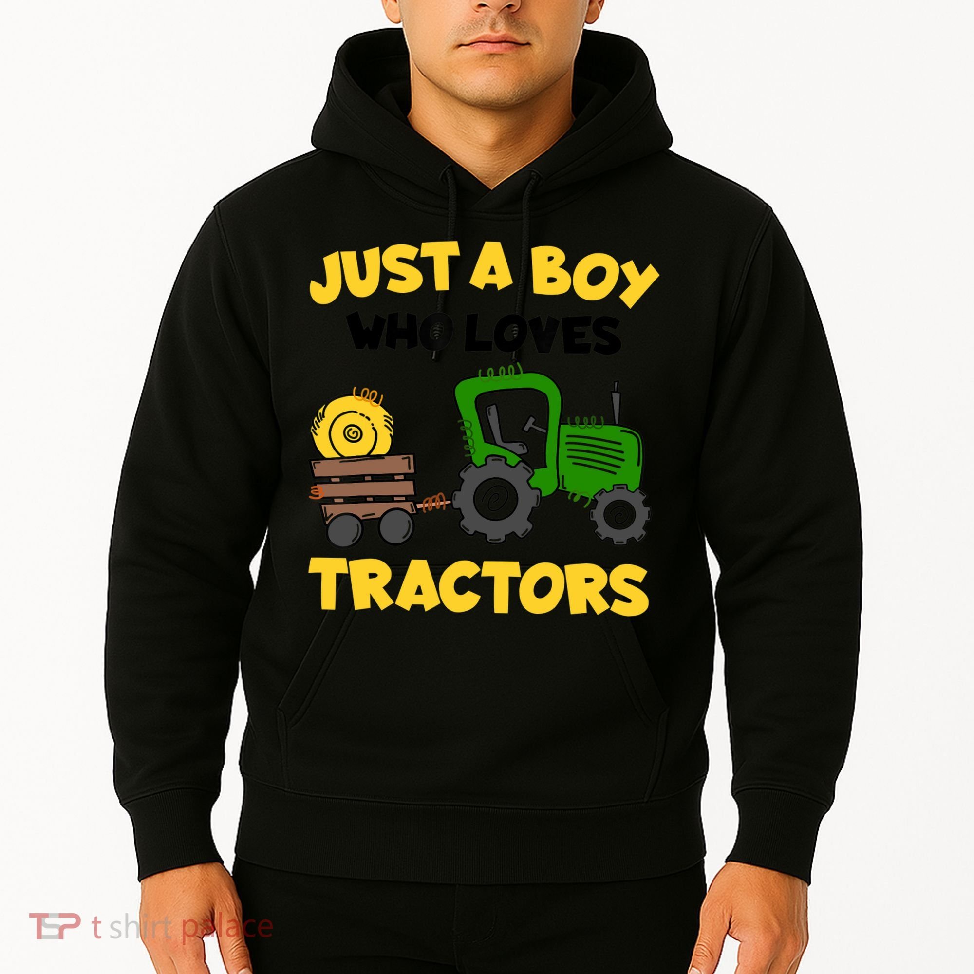 Tractor Costume Just A Boy Who Loves Tractors Hoodie