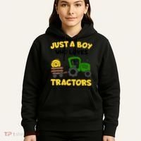 Tractor Costume Just A Boy Who Loves Tractors Hoodie thumb 5