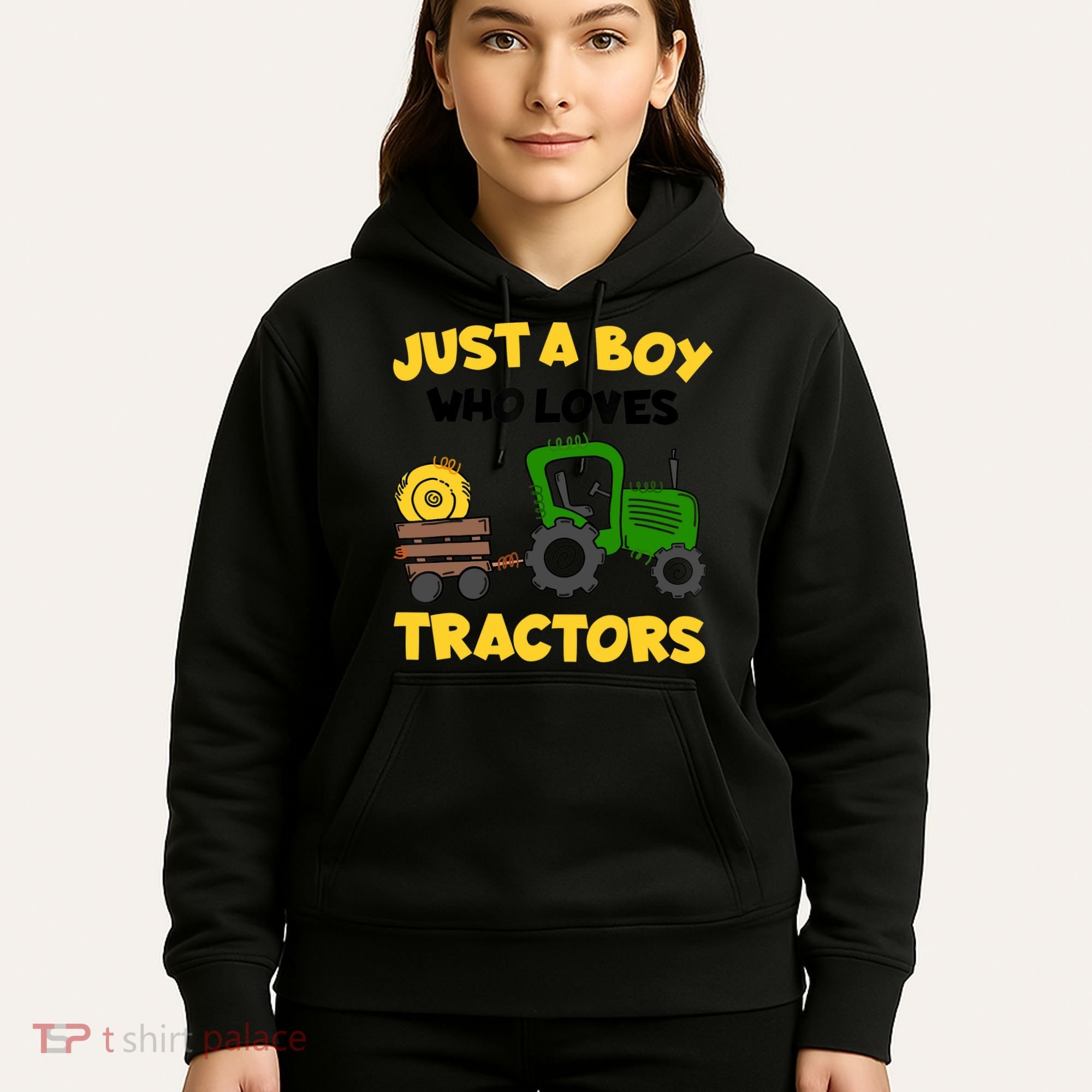 Tractor Costume Just A Boy Who Loves Tractors Hoodie