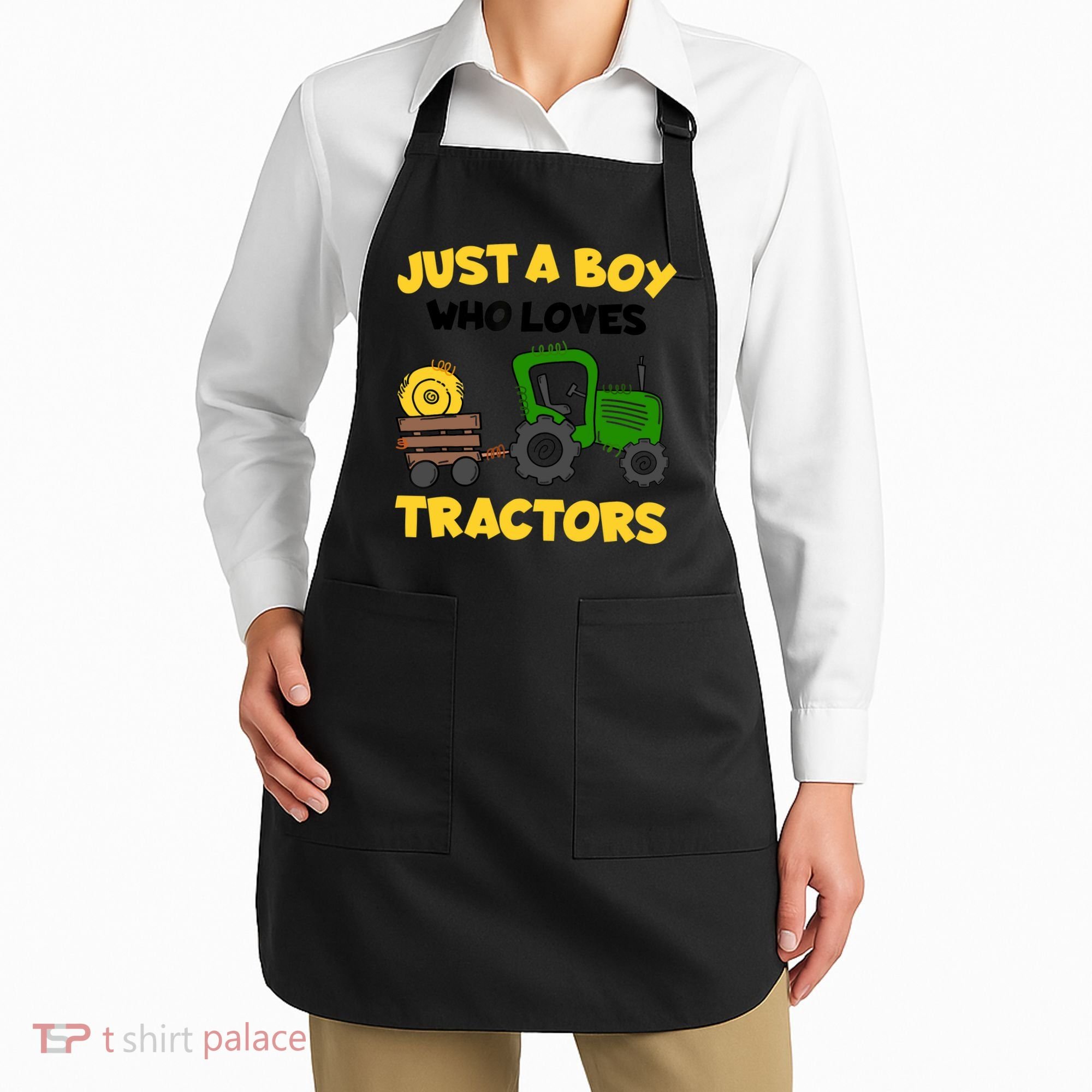 Tractor Costume Just A Boy Who Loves Tractors Apron