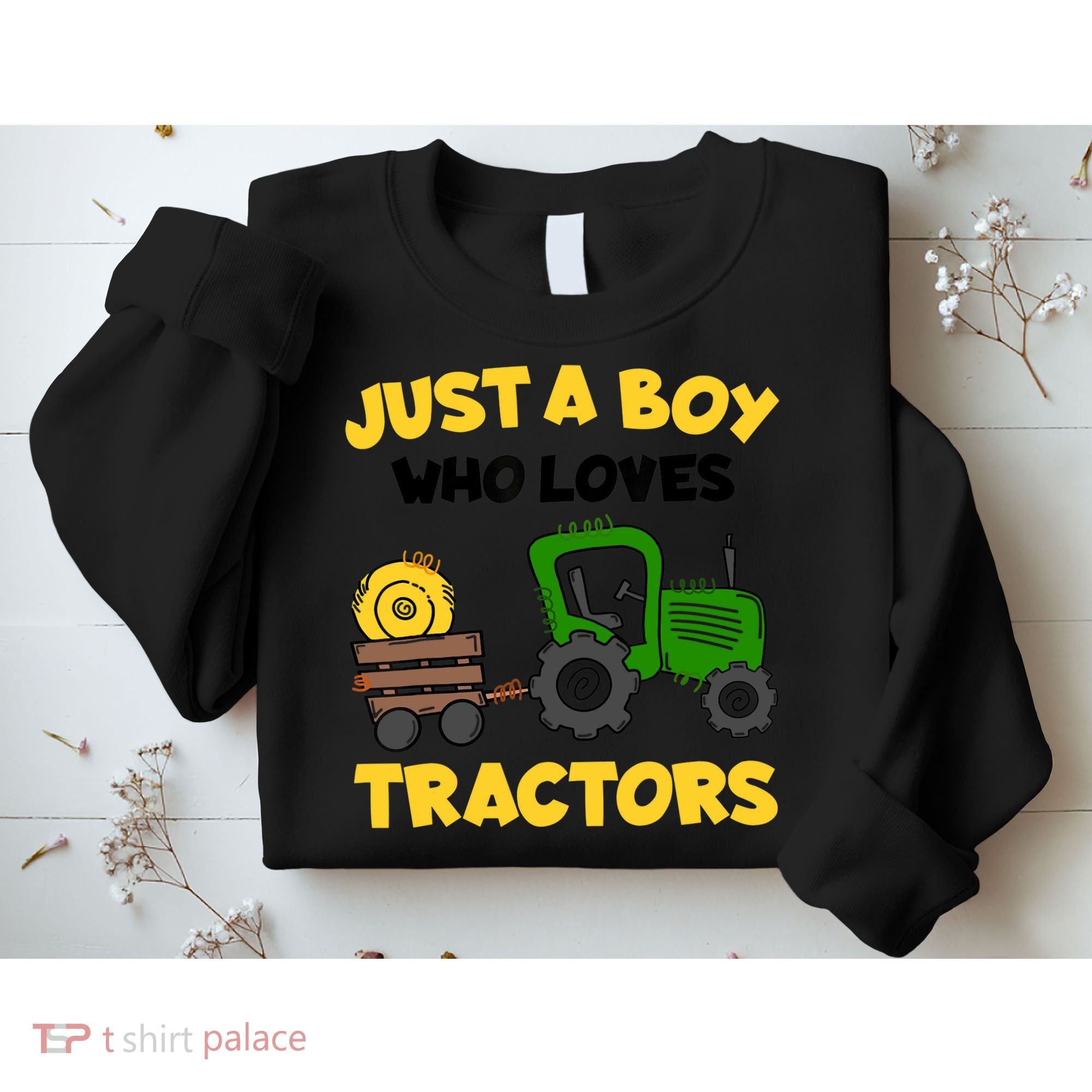 Tractor Costume Just A Boy Who Loves Tractors Sweatshirt