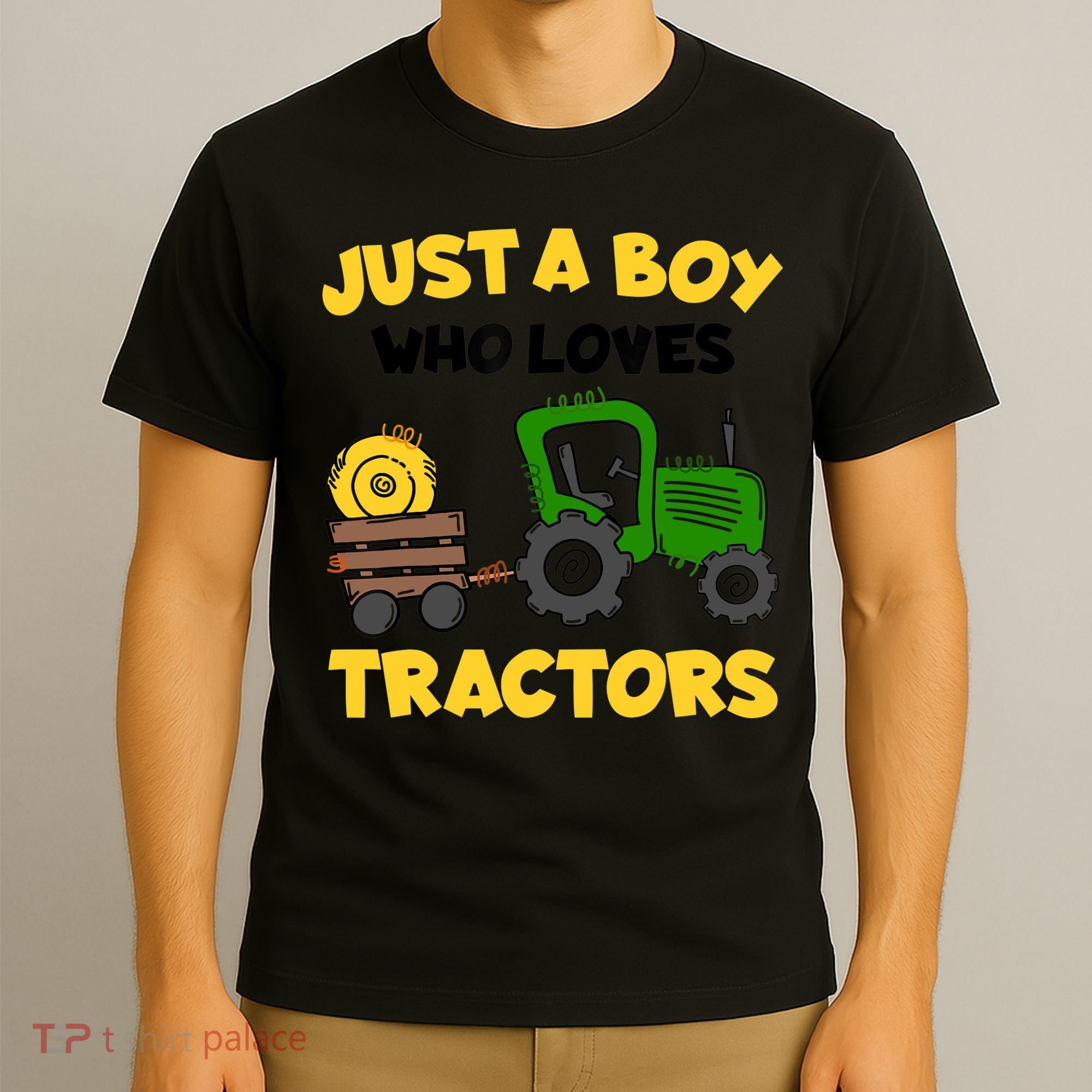 Tractor Costume Just A Boy Who Loves Tractors T-Shirt