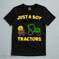 Tractor Costume Just A Boy Who Loves Tractors T-Shirt thumb 5