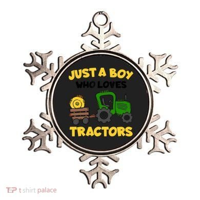 Tractor Costume Just A Boy Who Loves Tractors Ornament