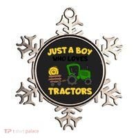 Tractor Costume Just A Boy Who Loves Tractors Ornament thumb 0