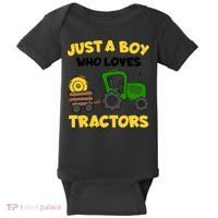 Tractor Costume Just A Boy Who Loves Tractors Baby Bodysuit thumb 0