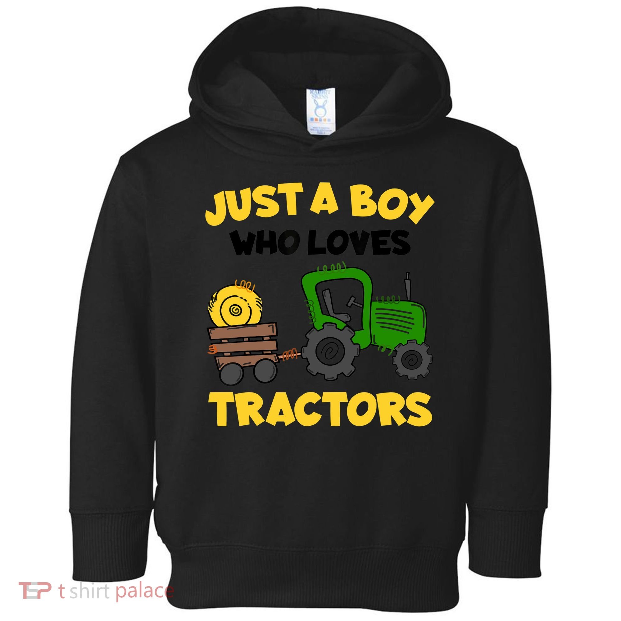 Tractor Costume Just A Boy Who Loves Tractors Toddler Hoodie