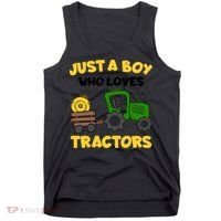 Tractor Costume Just A Boy Who Loves Tractors Tank Top thumb 0