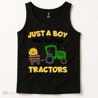 Tractor Costume Just A Boy Who Loves Tractors Tank Top thumb 2