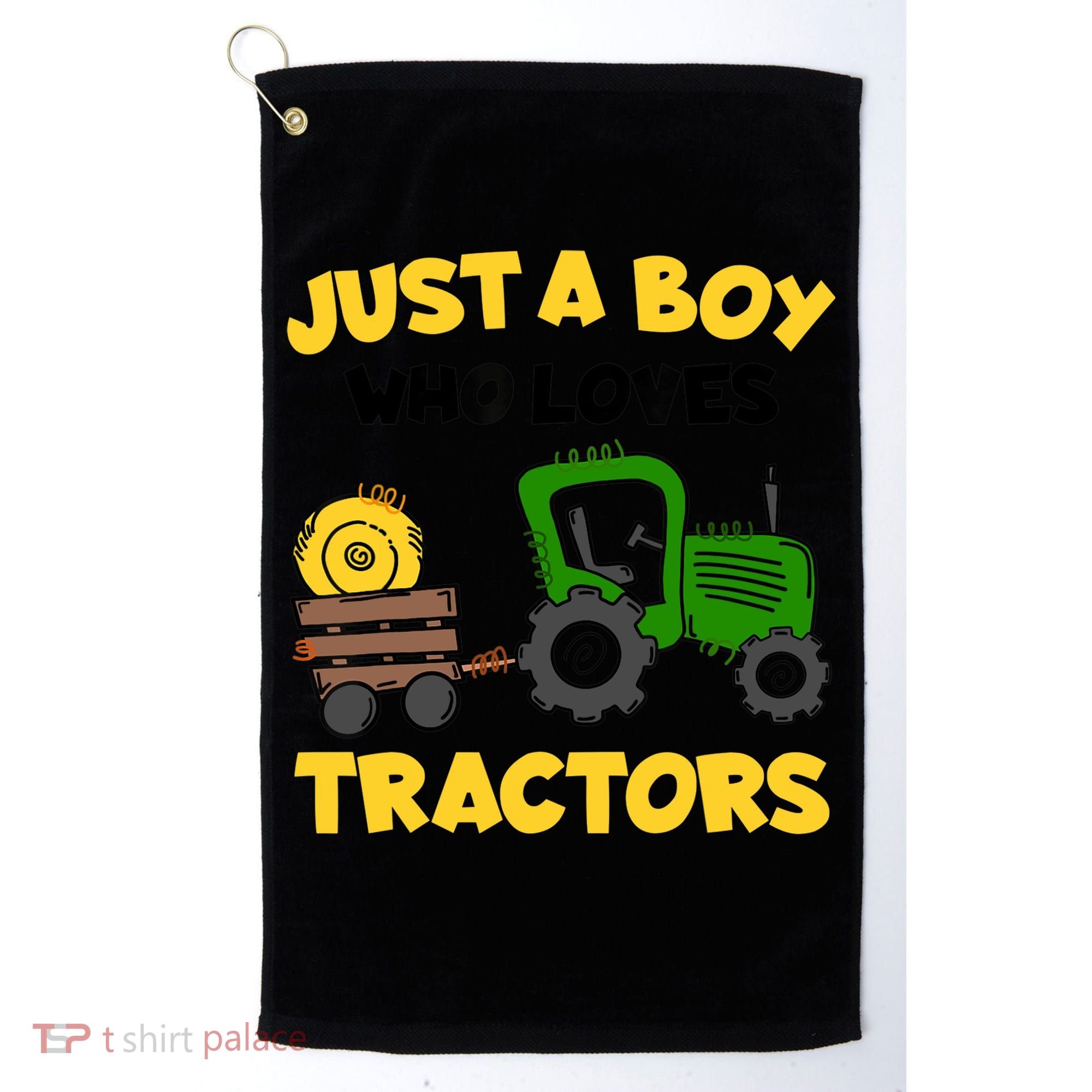 Tractor Costume Just A Boy Who Loves Tractors Golf Towel