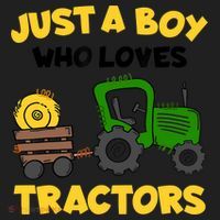 Tractor Costume Just A Boy Who Loves Tractors Golf Towel thumb 3