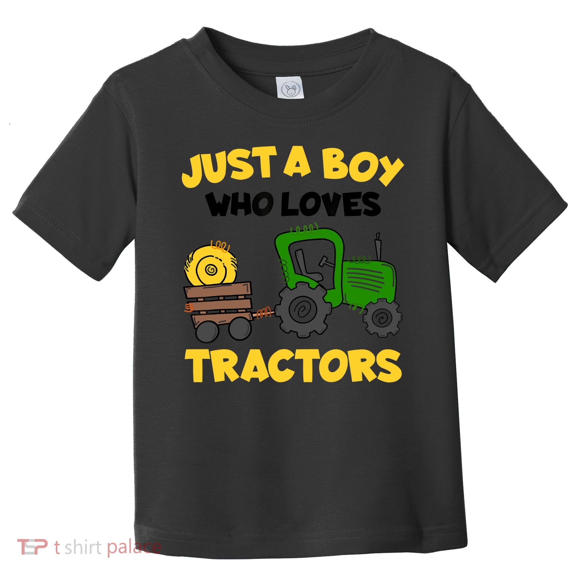 Tractor Costume Just A Boy Who Loves Tractors Toddler T-Shirt