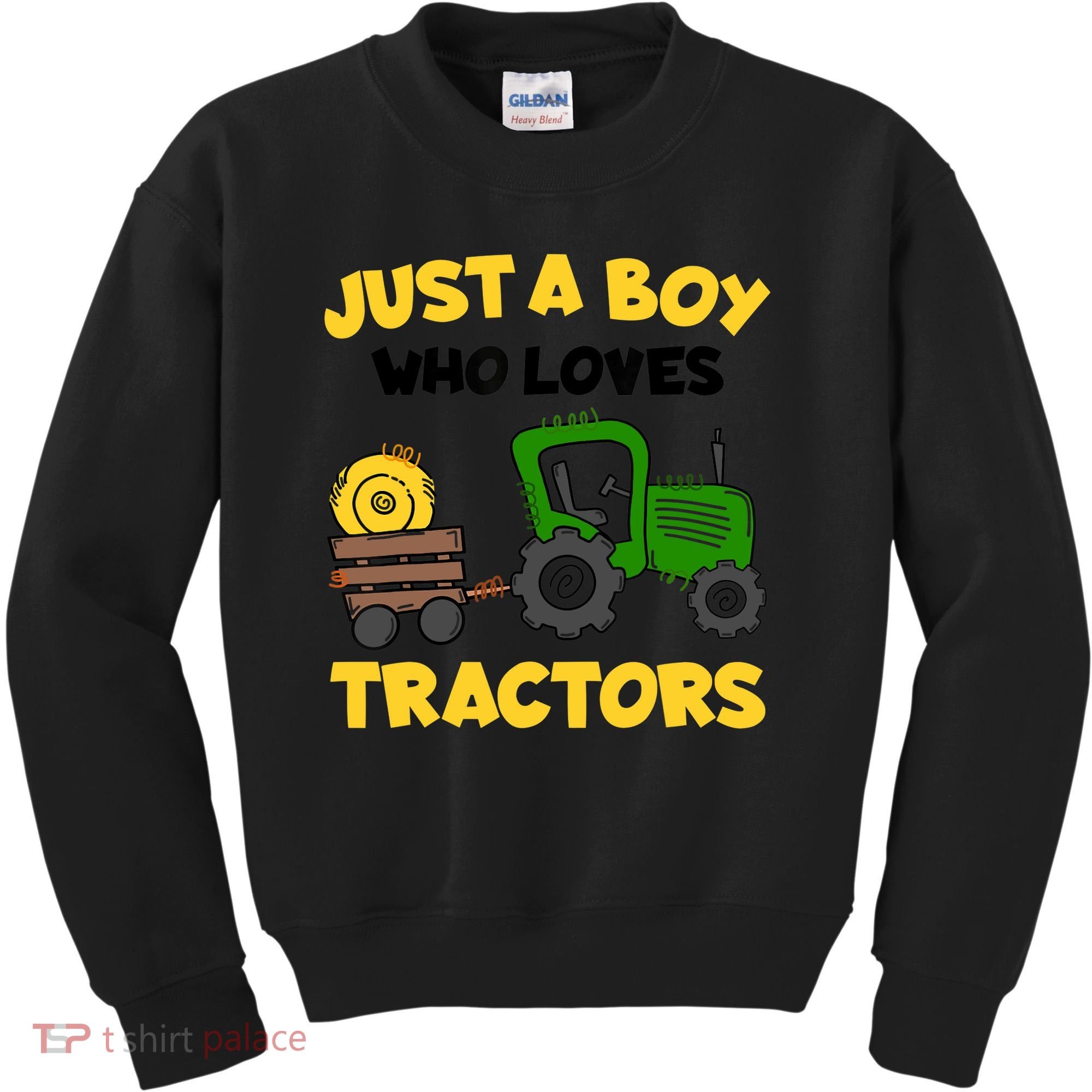 Tractor Costume Just A Boy Who Loves Tractors Kids Sweatshirt