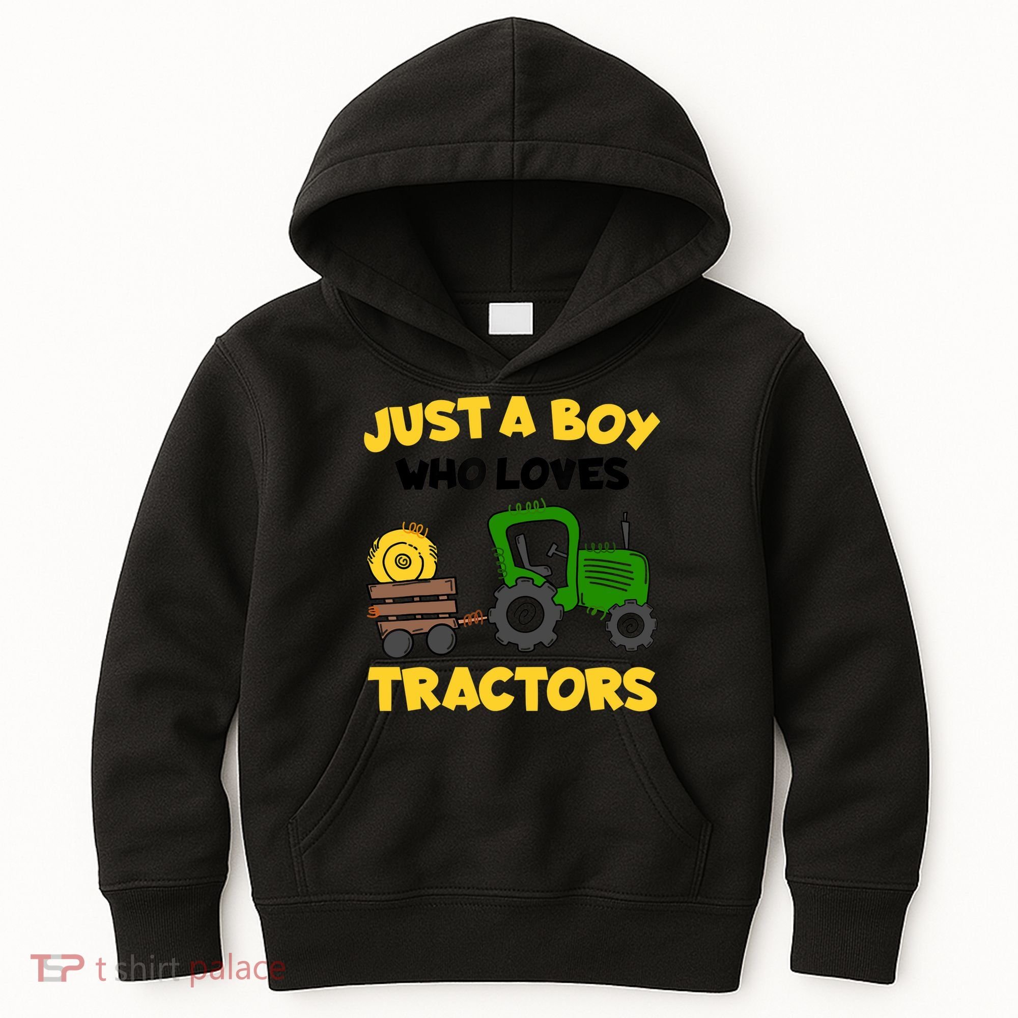 Tractor Costume Just A Boy Who Loves Tractors Kids Hoodie