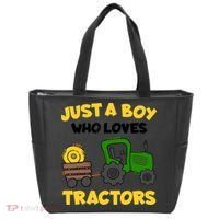 Tractor Costume Just A Boy Who Loves Tractors Tote Bag thumb 0