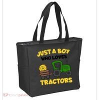 Tractor Costume Just A Boy Who Loves Tractors Tote Bag thumb 2