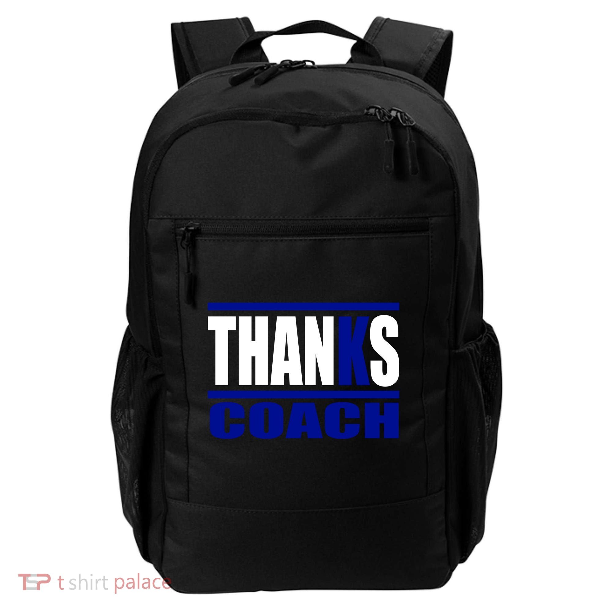 Thanks Coach K Basketball Backpack