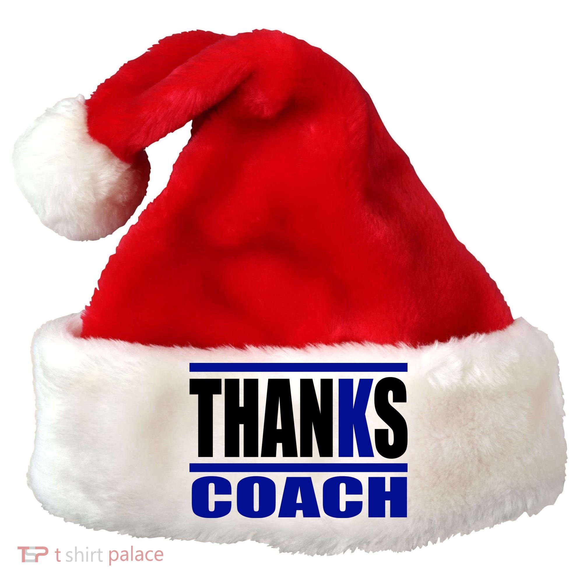 Thanks Coach K Basketball Santa Hat