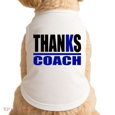Thanks Coach K Basketball Doggie Tank