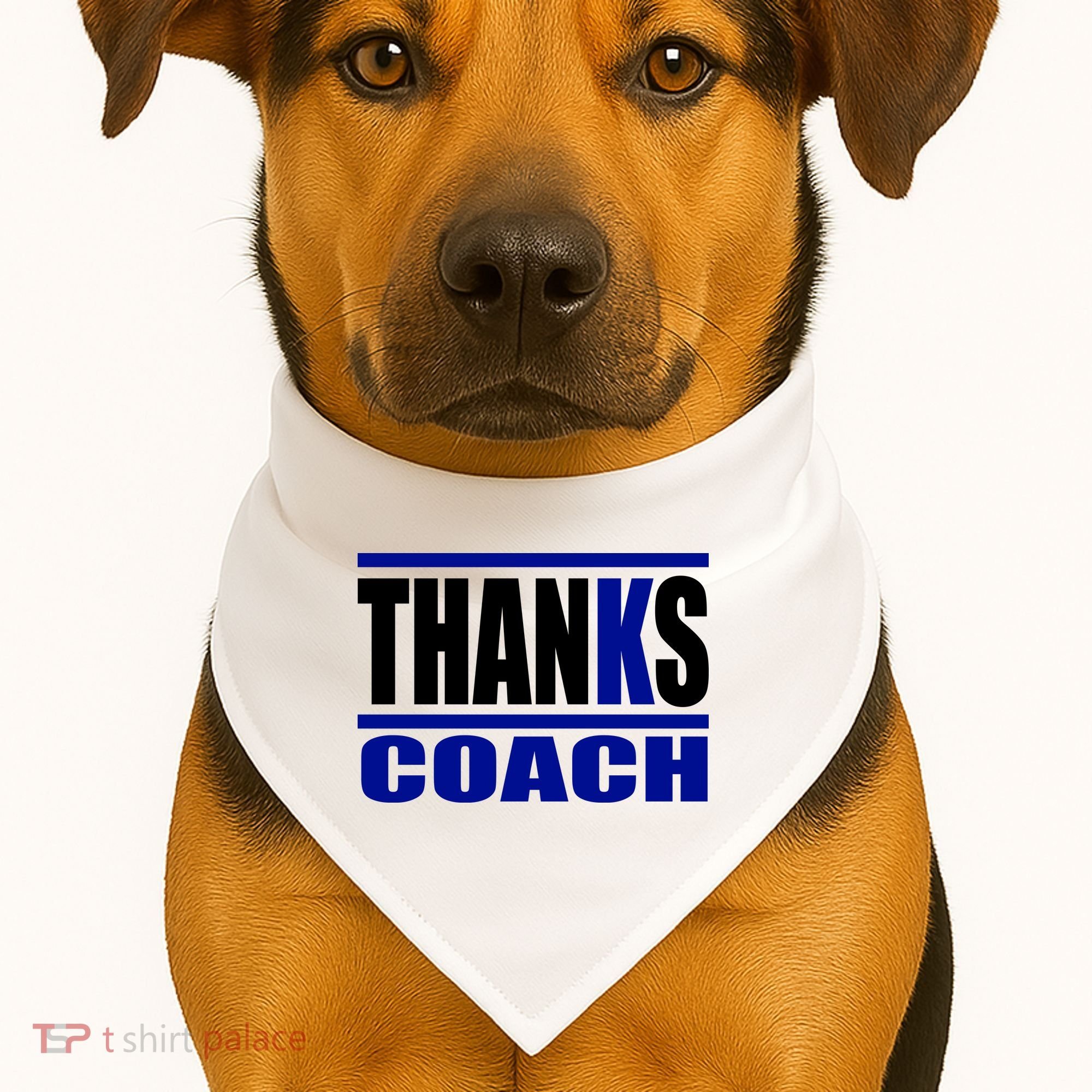 Thanks Coach K Basketball USA-Made Doggie Bandana
