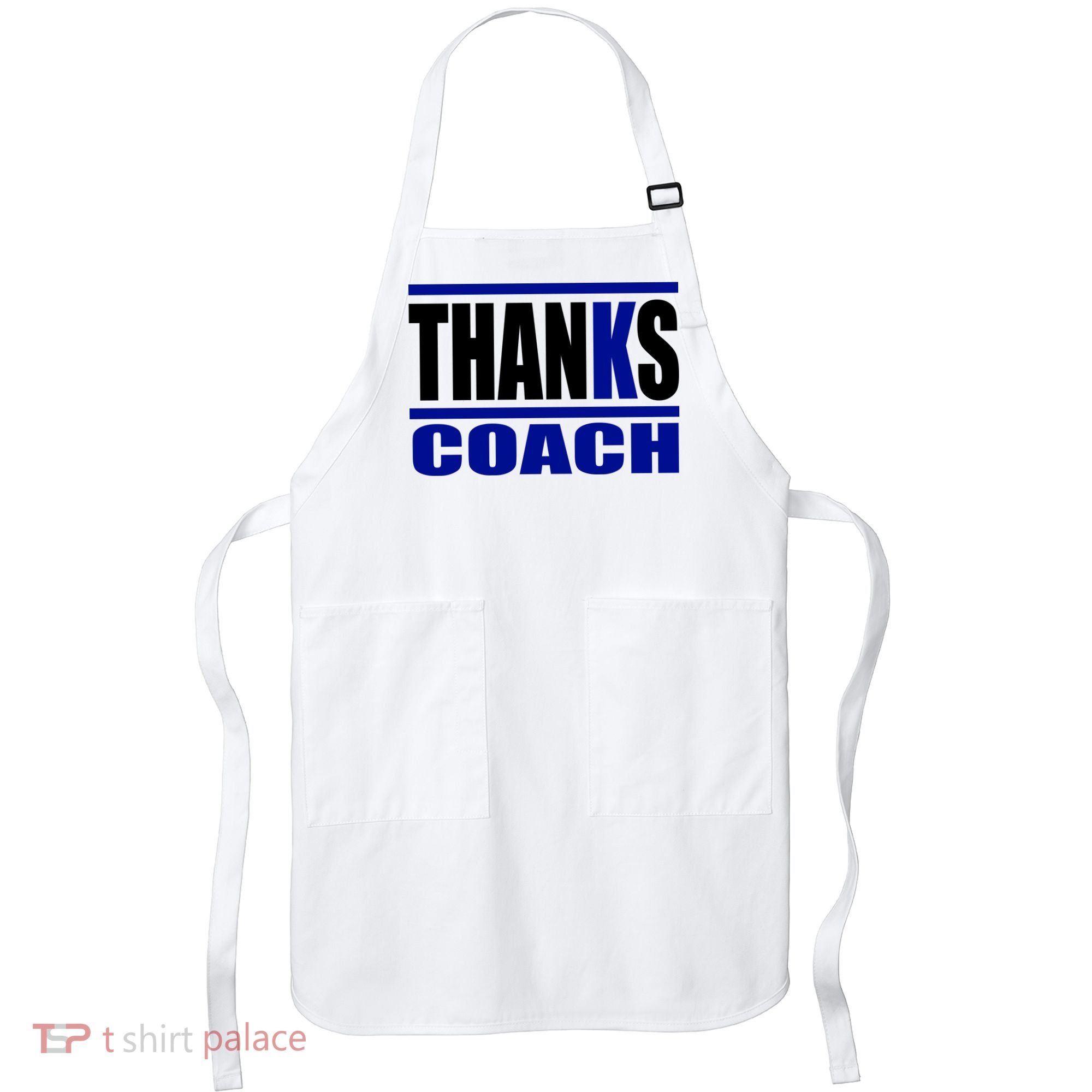 Thanks Coach K Basketball Apron