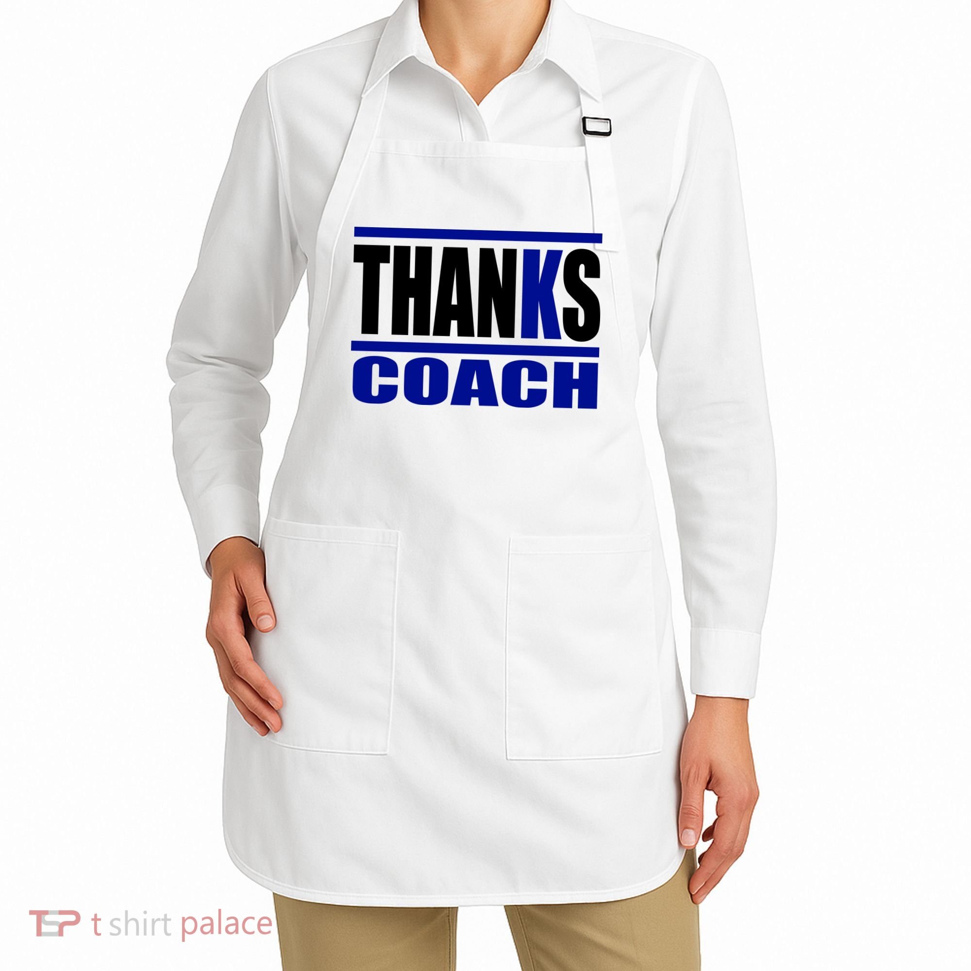 Thanks Coach K Basketball Apron