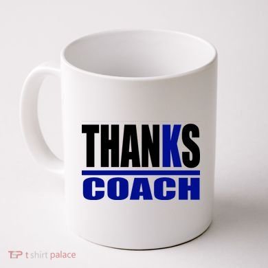 Thanks Coach K Basketball Coffee Mug
