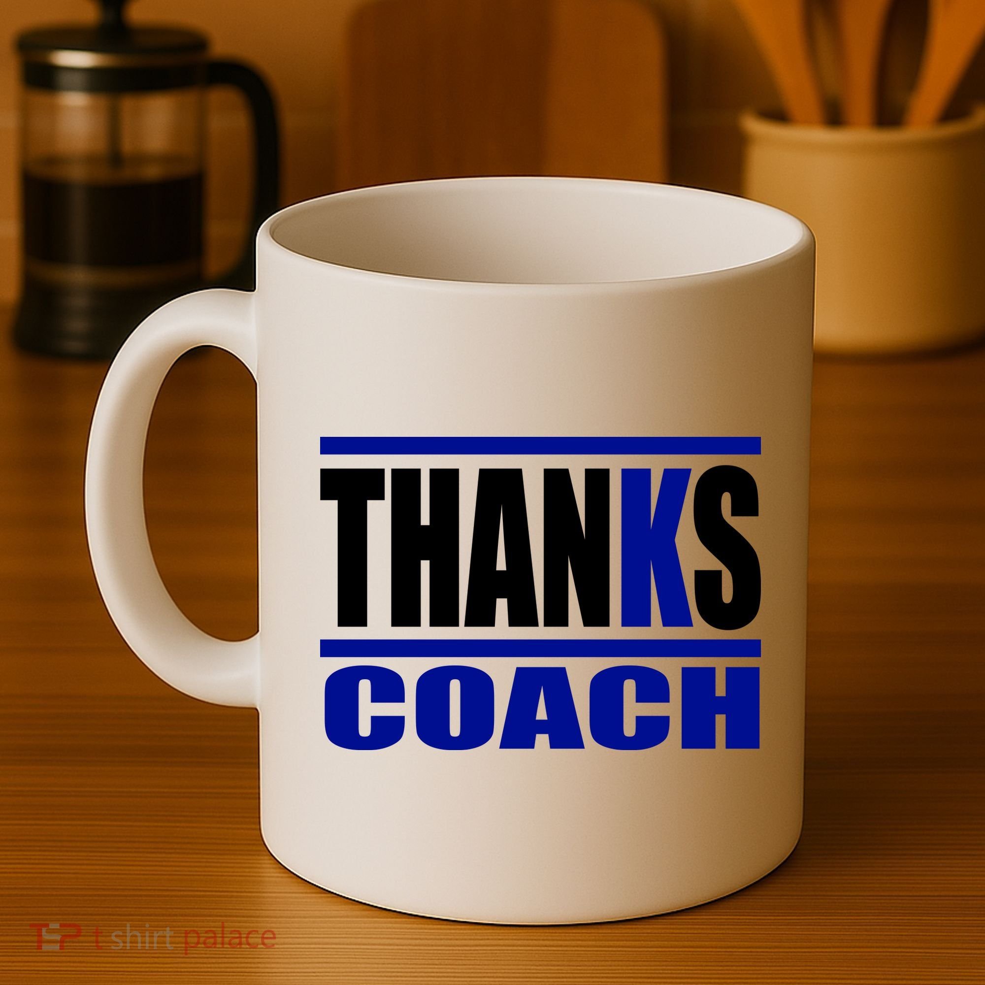 Thanks Coach K Basketball Coffee Mug