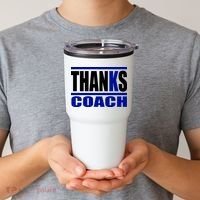Thanks Coach K Basketball Tumbler thumb 2
