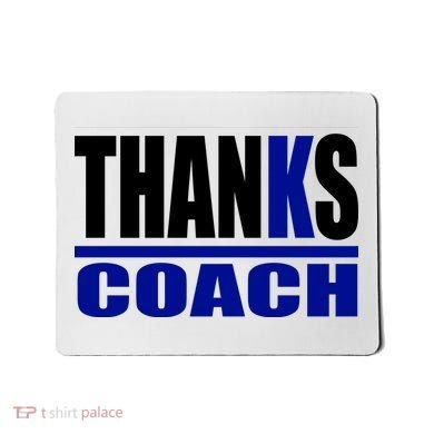 Thanks Coach K Basketball Mousepad