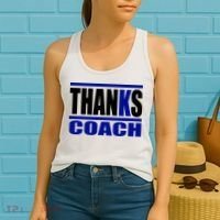 Thanks Coach K Basketball Women's Tank Top thumb 2